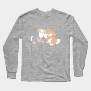 A Bunny's First Kiss Long Sleeve T-Shirt